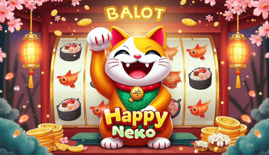 Happy Neko Slot dari Spadegaming Kucing Keberuntungan yang Membawa Hoki Besar!